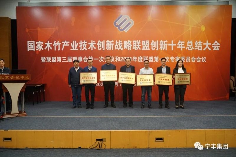 國家木竹聯盟創新十年丨寧豐集團“新產品創新基地“及“實驗室”通過認定，并榮獲“創新獎”