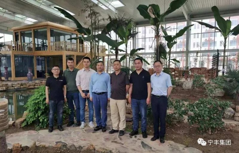 德華兔寶寶董事長丁鴻敏、供應中心總經理陸鳴亮一行蒞臨淮北寧豐參觀交流